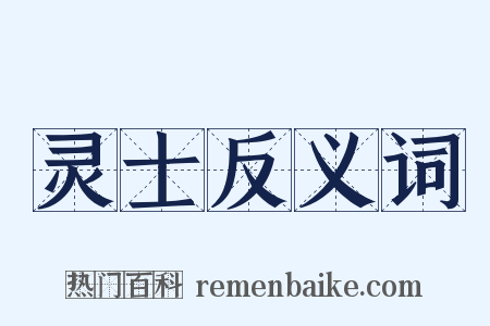 灵士反义词是什么意思的图片